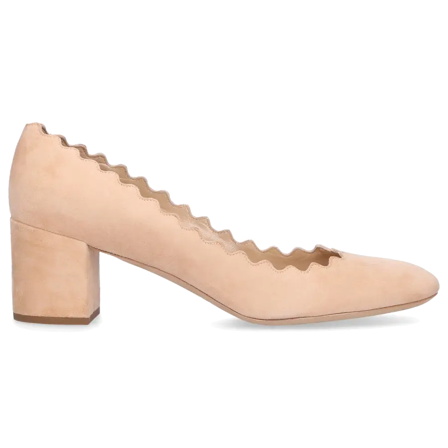 Chloé - Pumps LAUREEN Veloursleder beige - beige