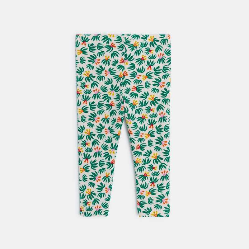 Legging bébé fille à motifs tropicaux rose Catimini