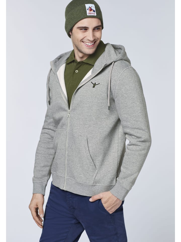 Chiemsee Sweatjacke in Grau günstig kaufen S