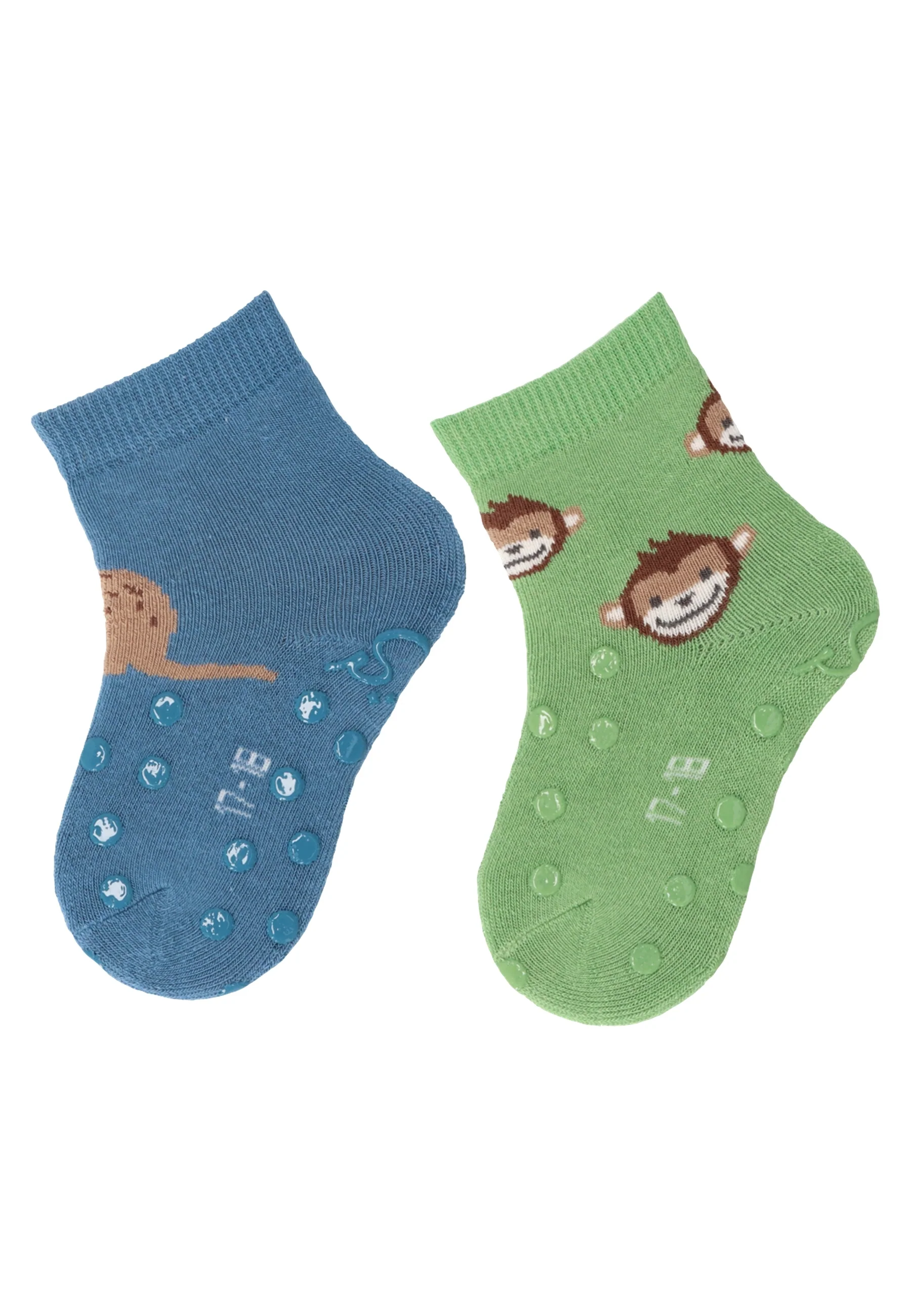 ABS Krabbelsocken im 2er Pack mit Motiv Känguru