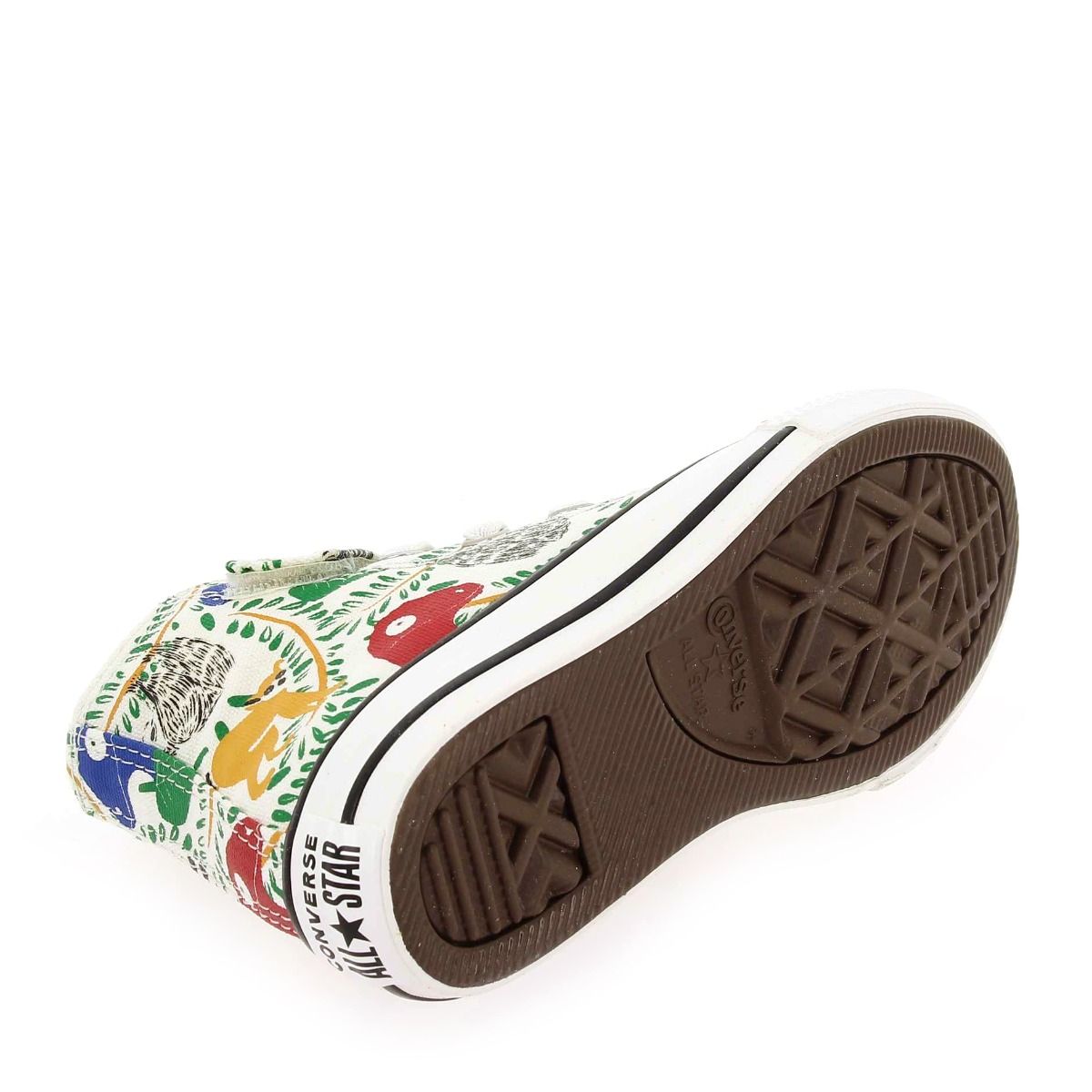 Converse  CTAS 1V VINTAGE ANIMAL PRINT - blanc multi