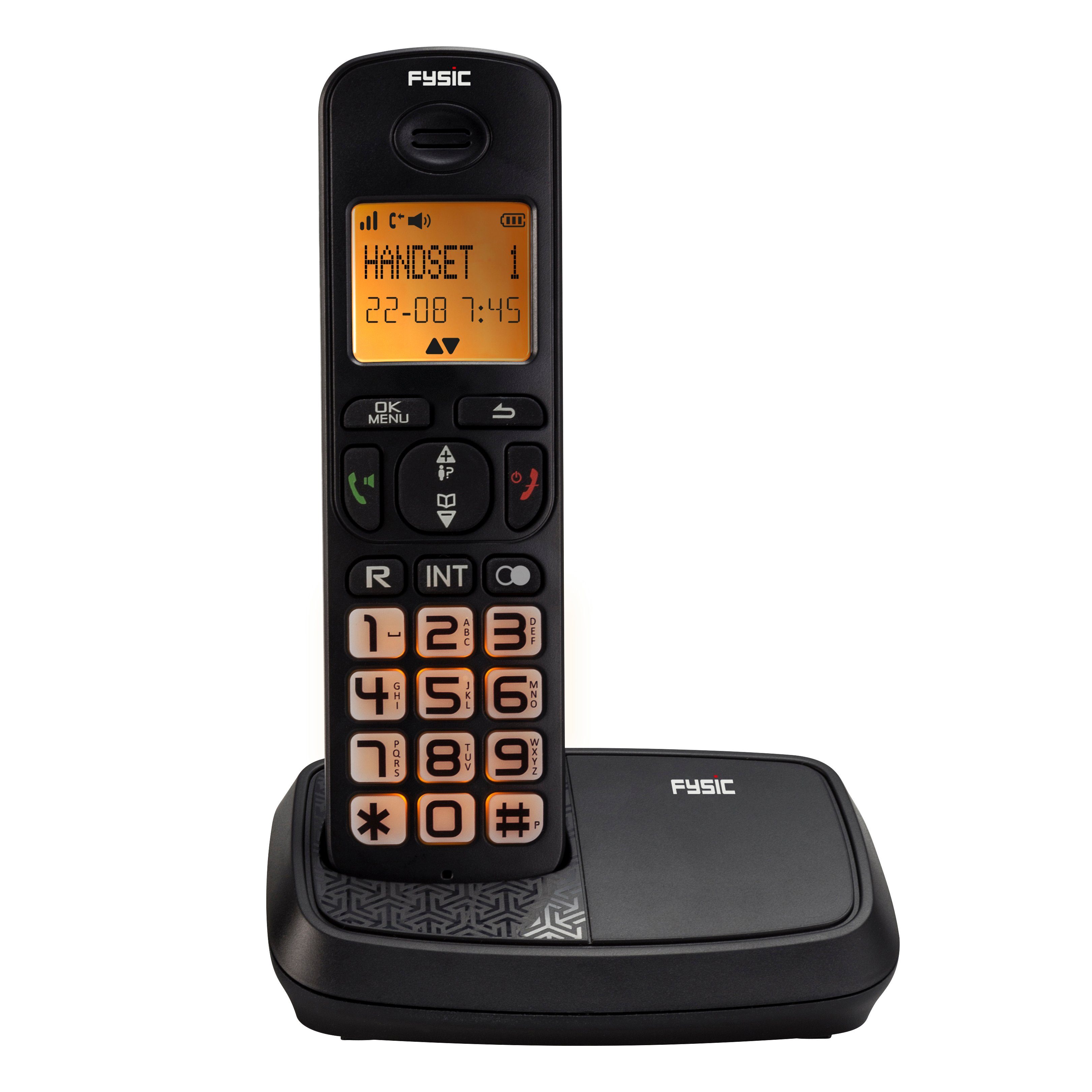 Fysic FX-5500 Seniorentelefon (Mobilteile: 1, schnurloses Senioren-DECT-Telefon)
