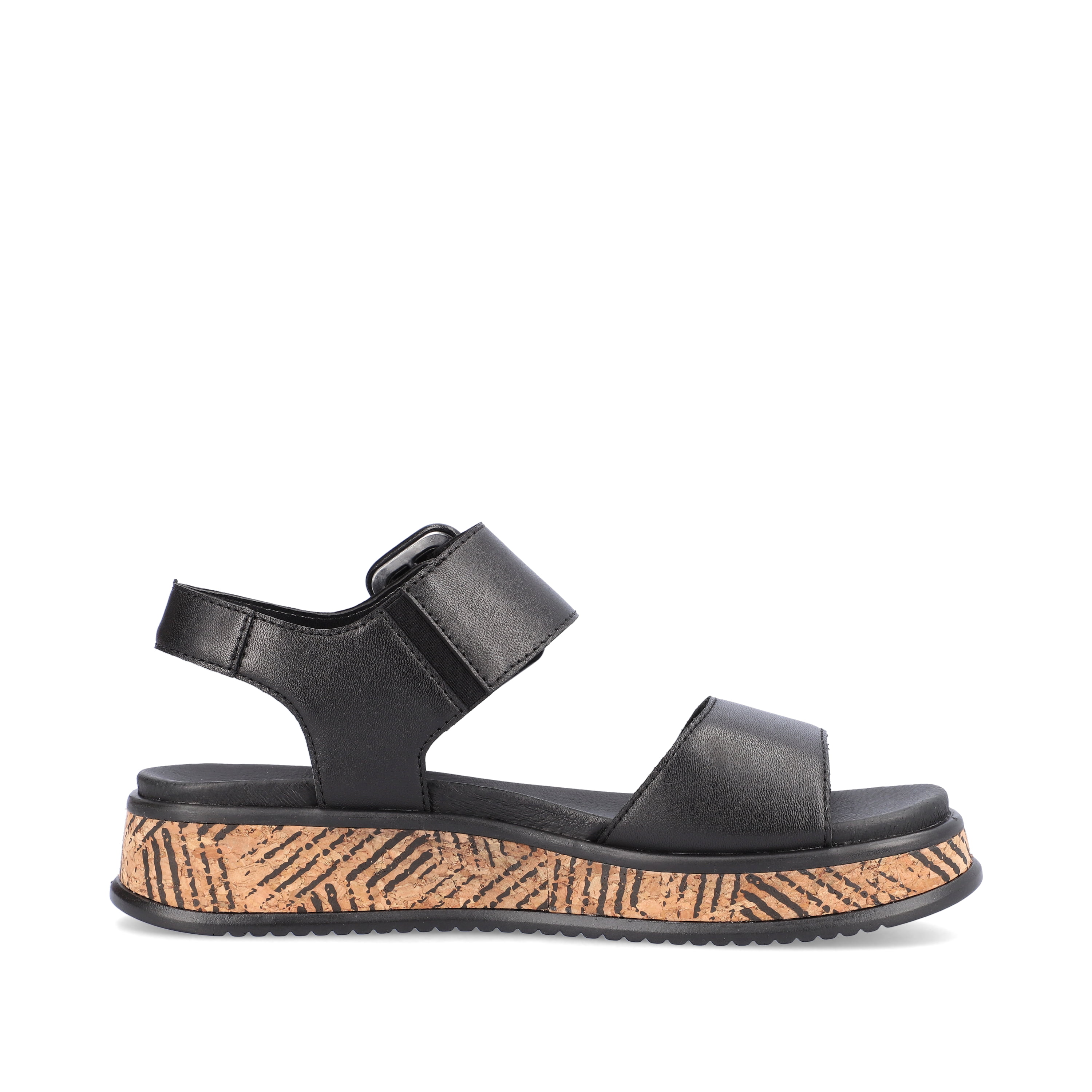 Rieker Damen Riemchensandalen midnight black