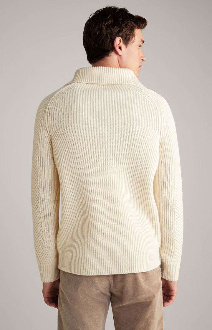 Wool-Mix-Pullover Brunor in Offwhite