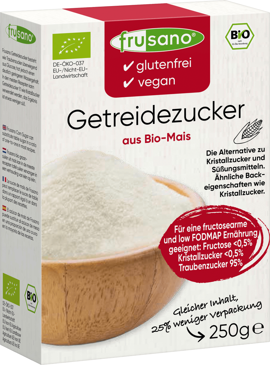 Getreidezucker aus Bio-Mais, 250 g