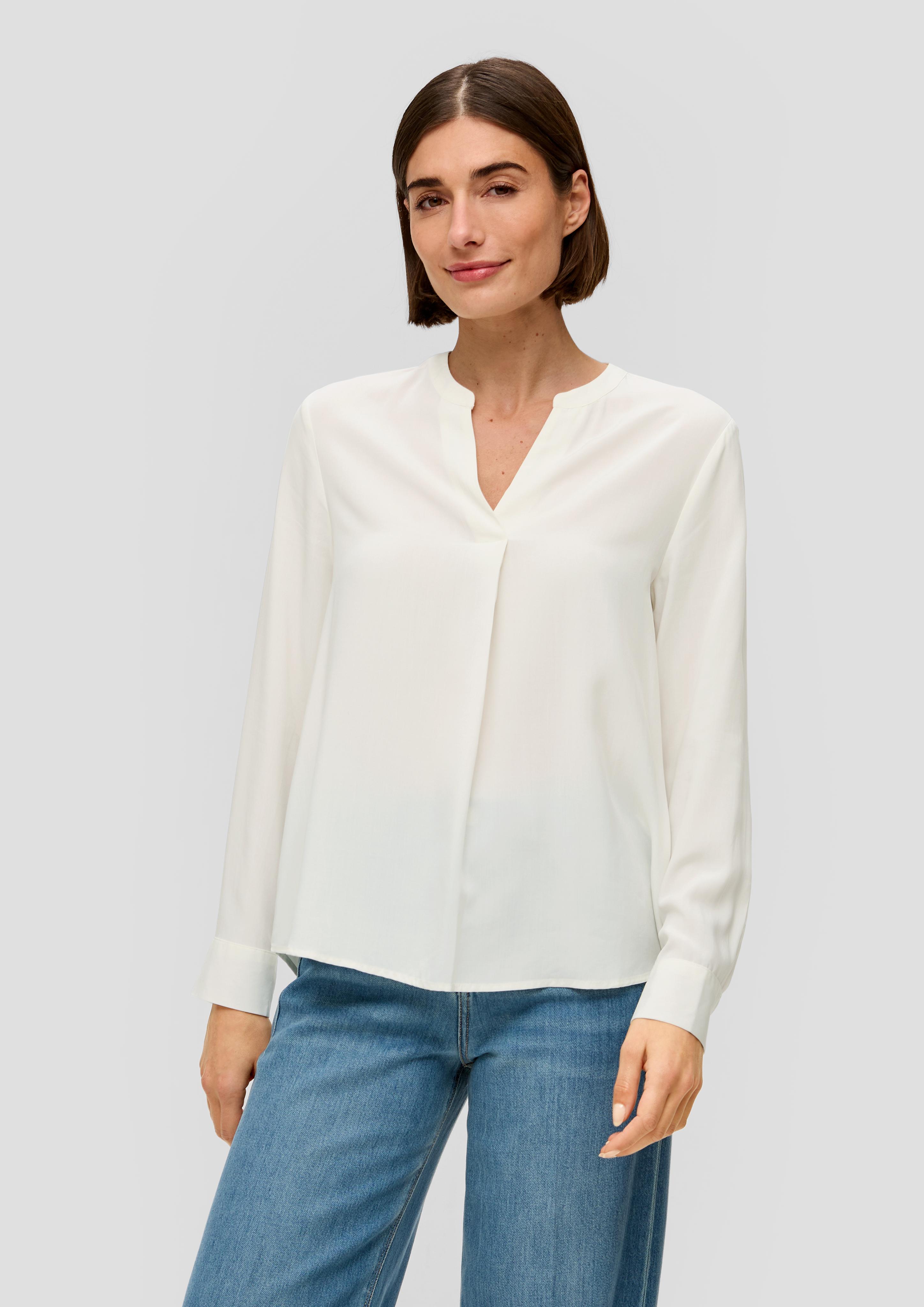 Viskosebluse mit Tunika-Ausschnitt  2142221-0210