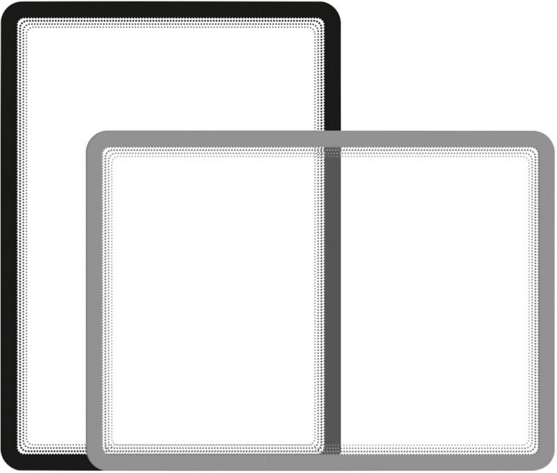 Djois Magneto DIN A4 Inforahmen Selbstklebend Grau PP, PVC 194950 23 (B) x 0,2 (T) x 31,7 (H) cm 2 Stück