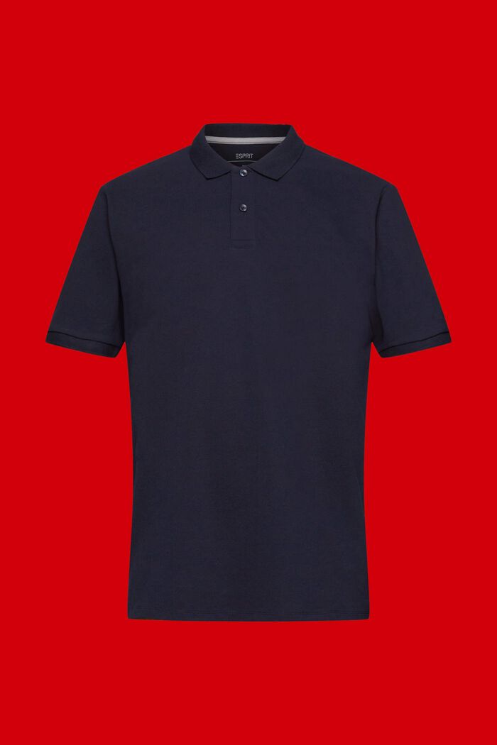 Slim-Fit-Poloshirt aus Baumwoll-Piqué
