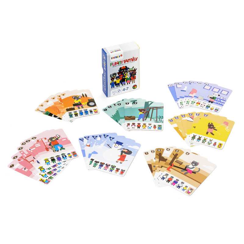 Jeu de 7 familles Funny Family Oxybul