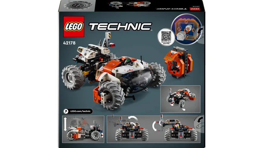 LEGO 42178 ǀ Technic Weltraum Transportfahrzeug LT78, Spielset für Abenteuer im Weltraum