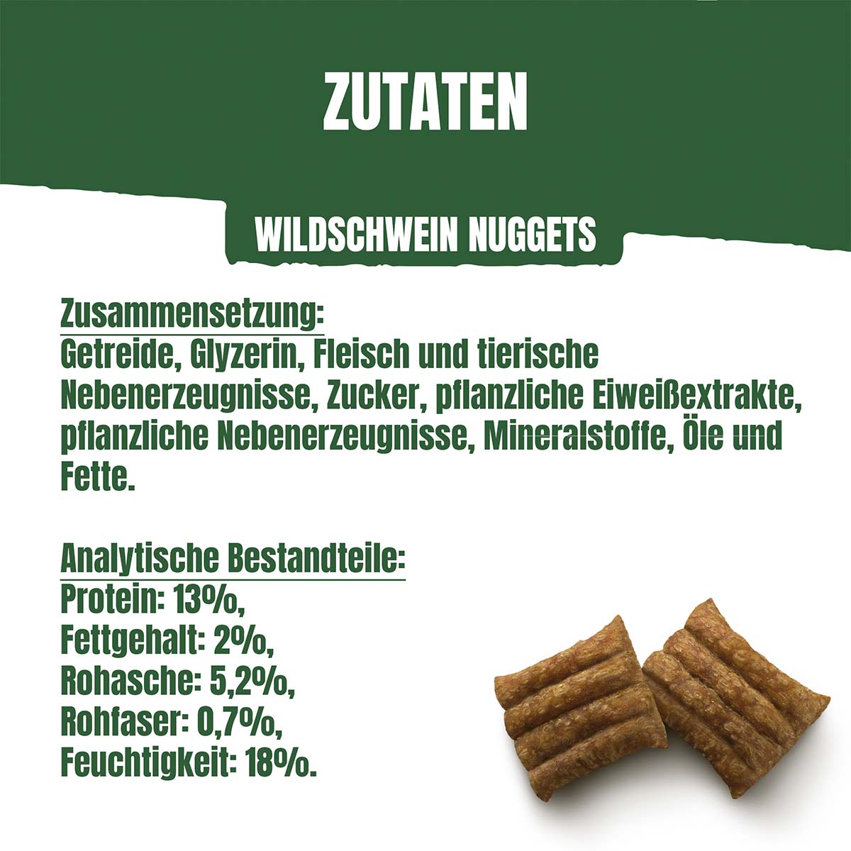 Purina AdVENTuROS Nuggets, Hundeleckerli fettarm mit Wildschweingeschmack