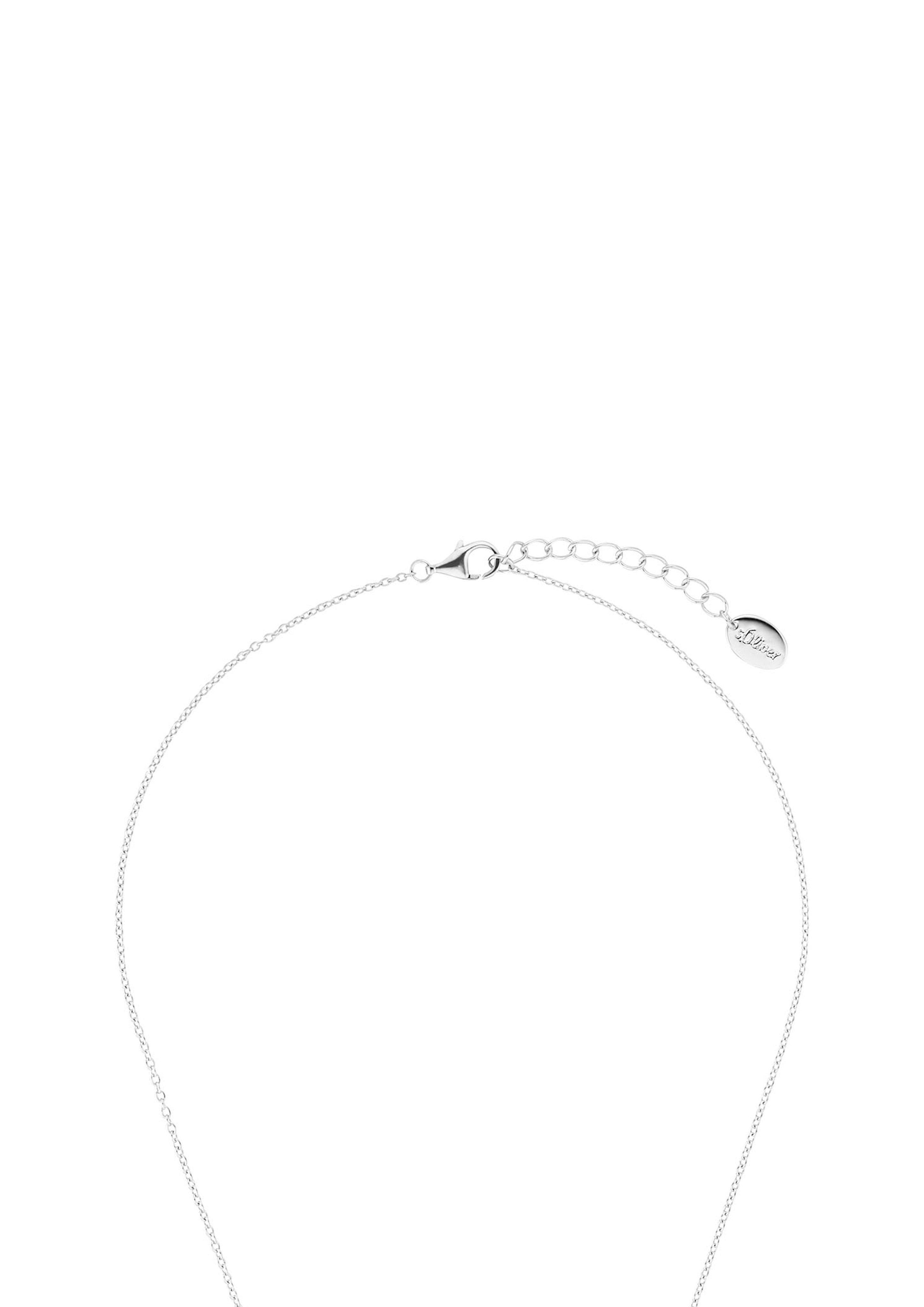 Echtsilber-Halsskette mit Herz-Anhänger  6009640-92E0