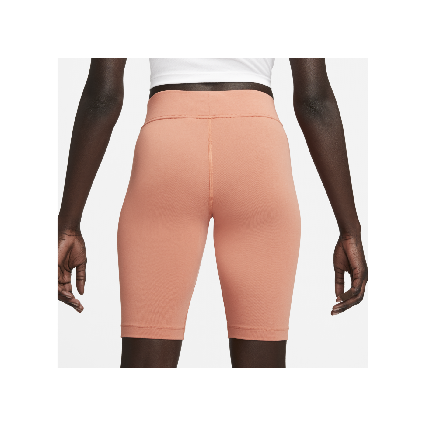 Nike Essential Biker Short Damen Rosa Weiss F827
