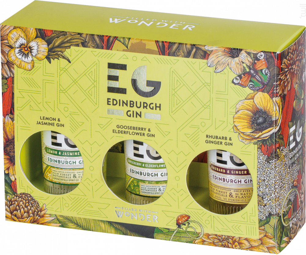 Edinburgh Gin 5cl Trio Pack Edinburgh Gin