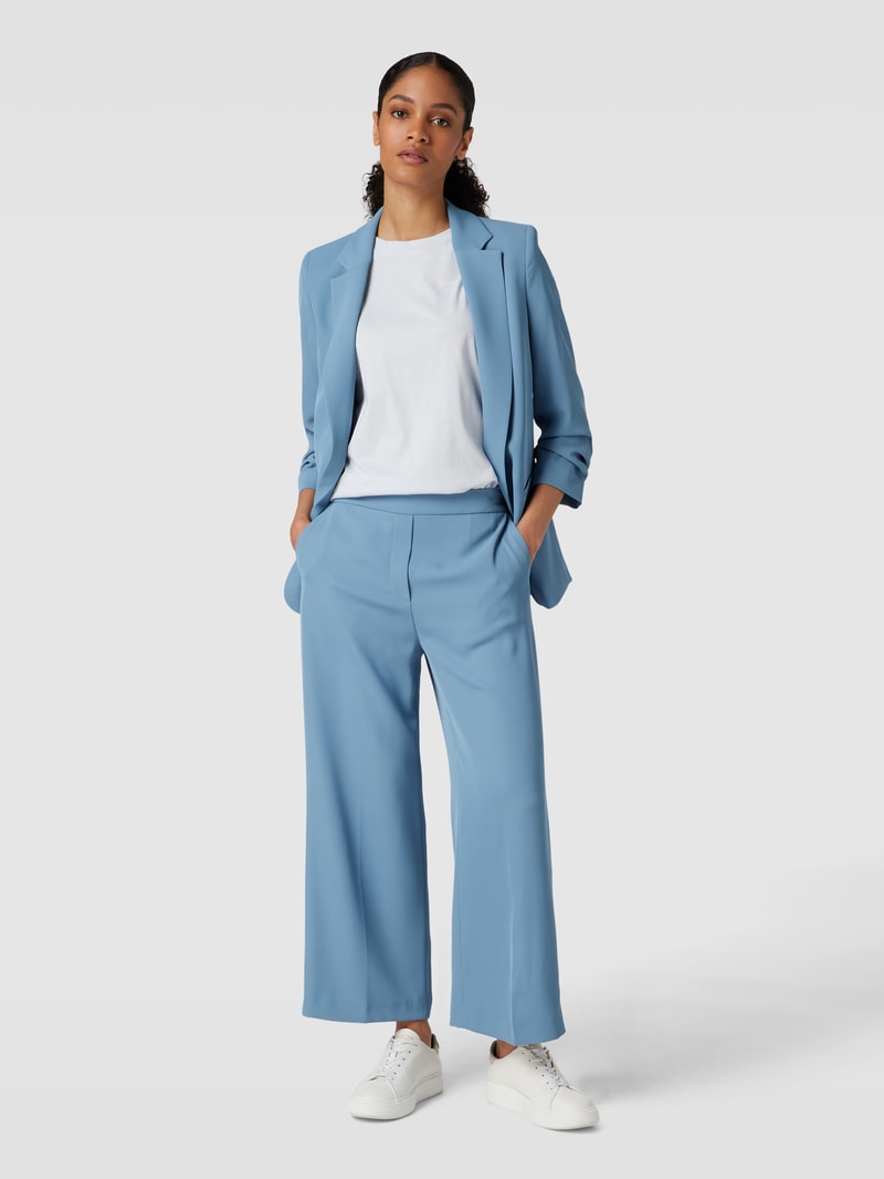 Marlenehose mit teilelastischem Bund in jeans