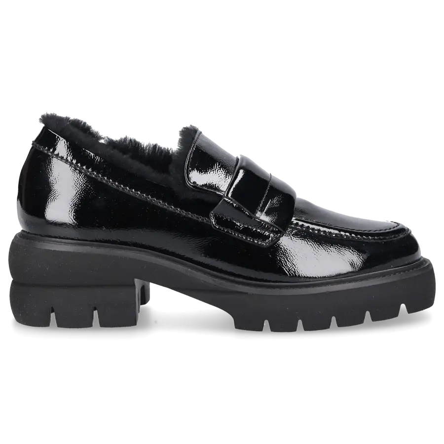305 SOBE - Loafer CHAPLIN Lackleder - schwarz