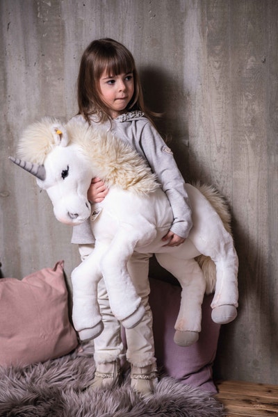 Starly Schlenker-Einhorn, 70 cm, weiß