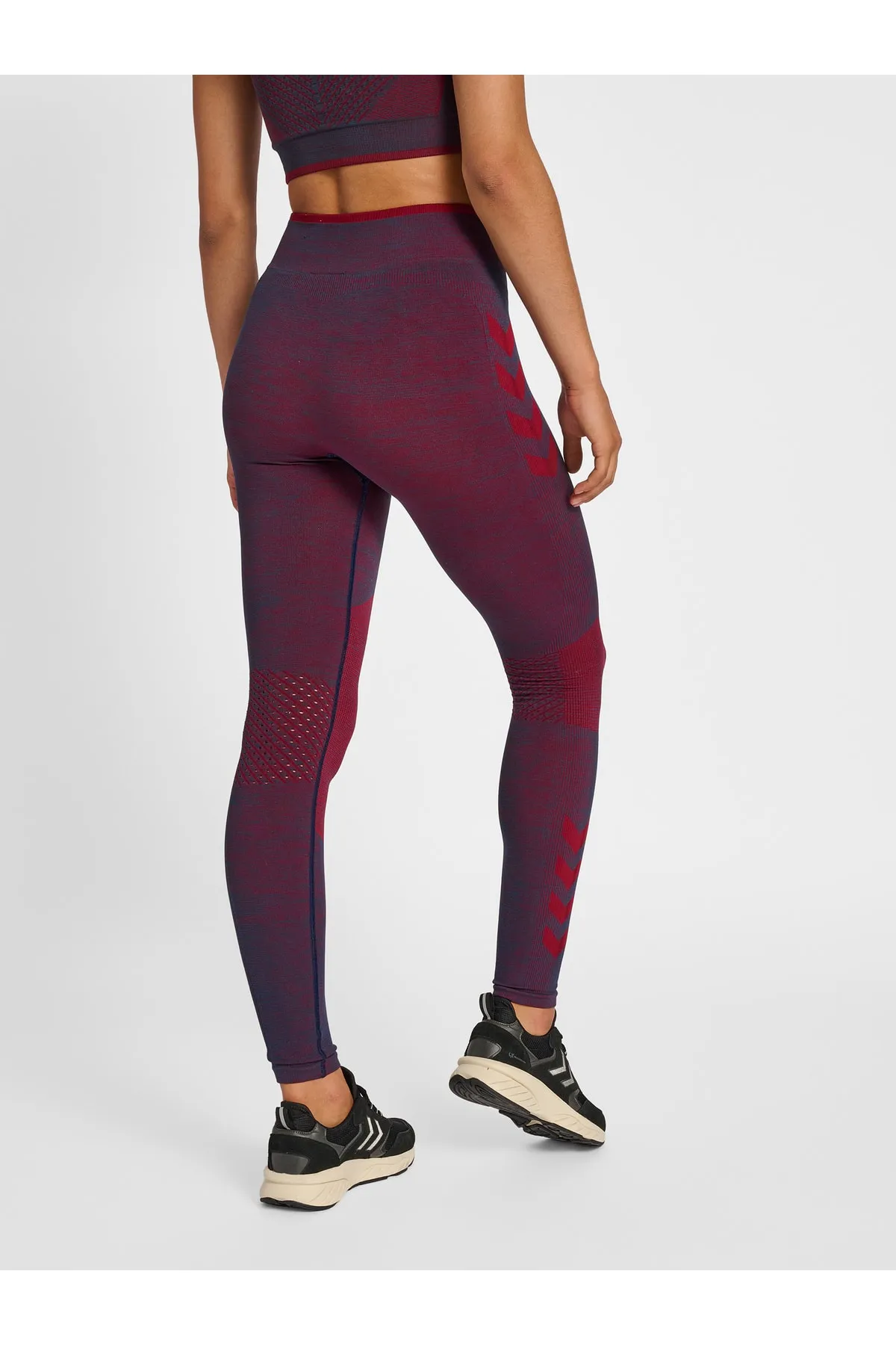hummel  Sport-Leggings - Rot - Mittlerer Bund