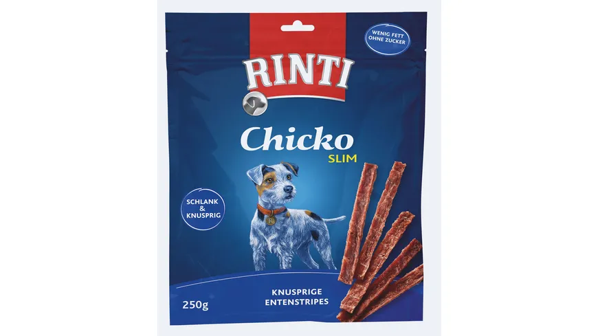 RINTI Hundesnack Chicko Slim Ente Vorratspack 250 g