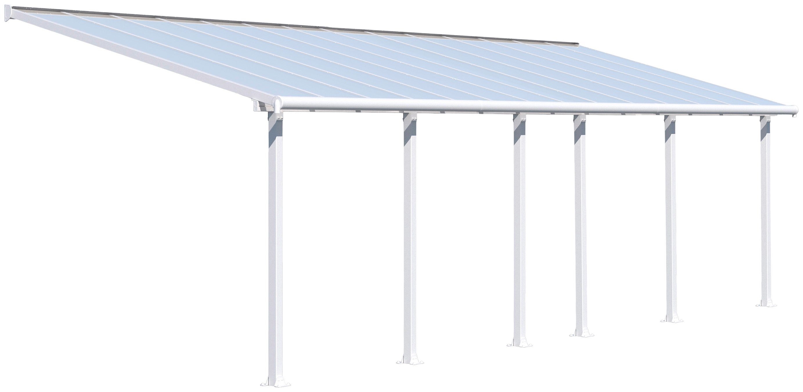 Palram - Canopia Terrassendach Olympia 3x8.5, BxT: 860x295 cm, Bedachung Doppelstegplatten, BxT: 860x295 cm