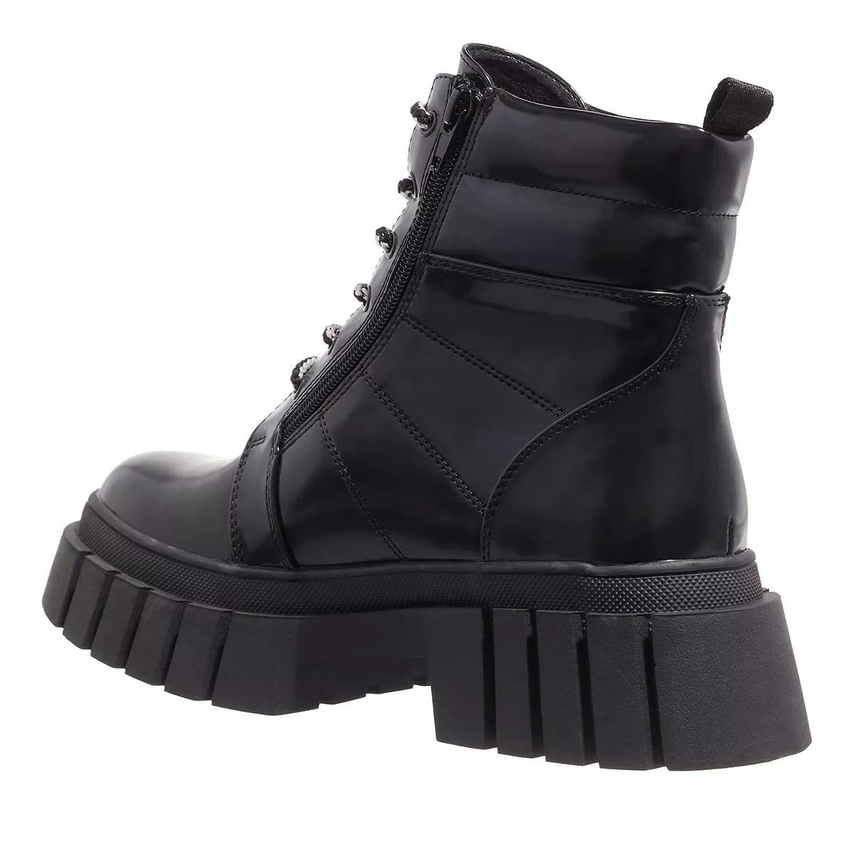 STEVEN MADDEN Stiefeletten schwarz Schnürstiefel