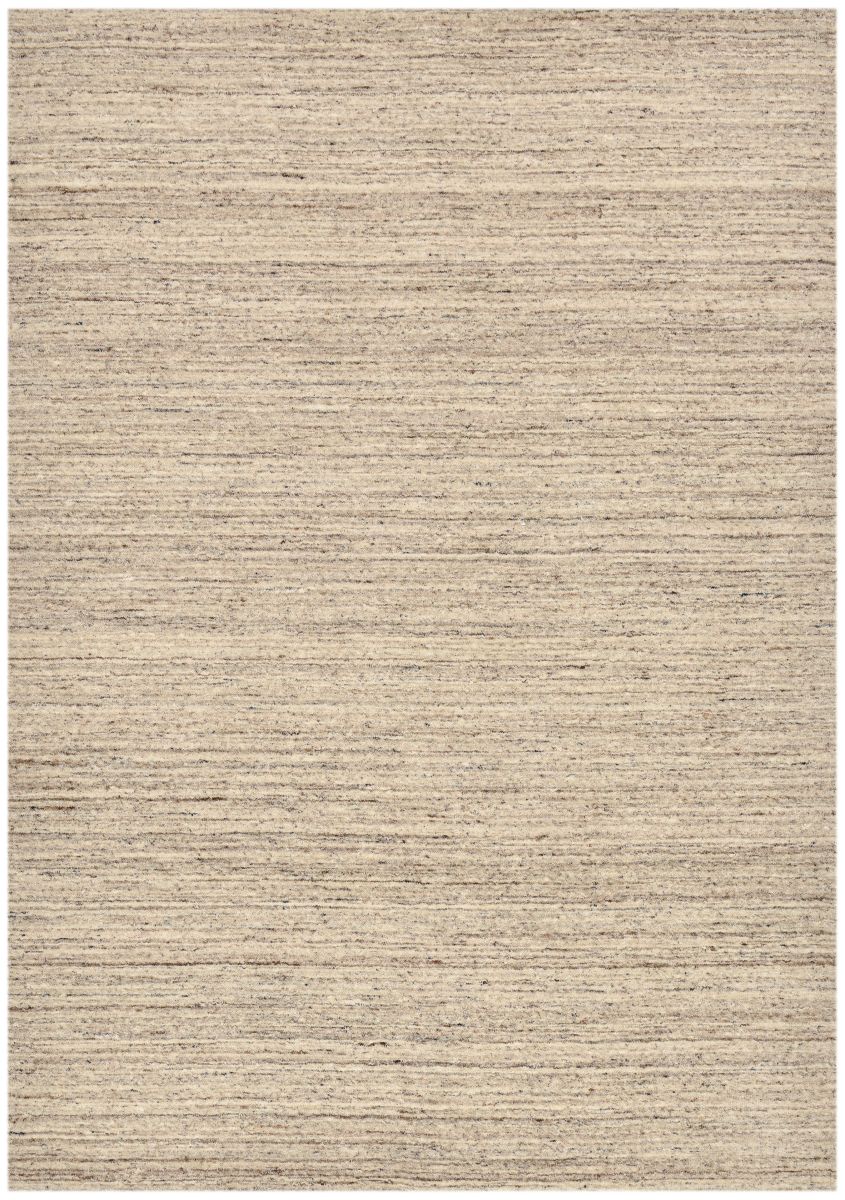 Handloom aus Indien Pure uni Beige 170 x 240 cm