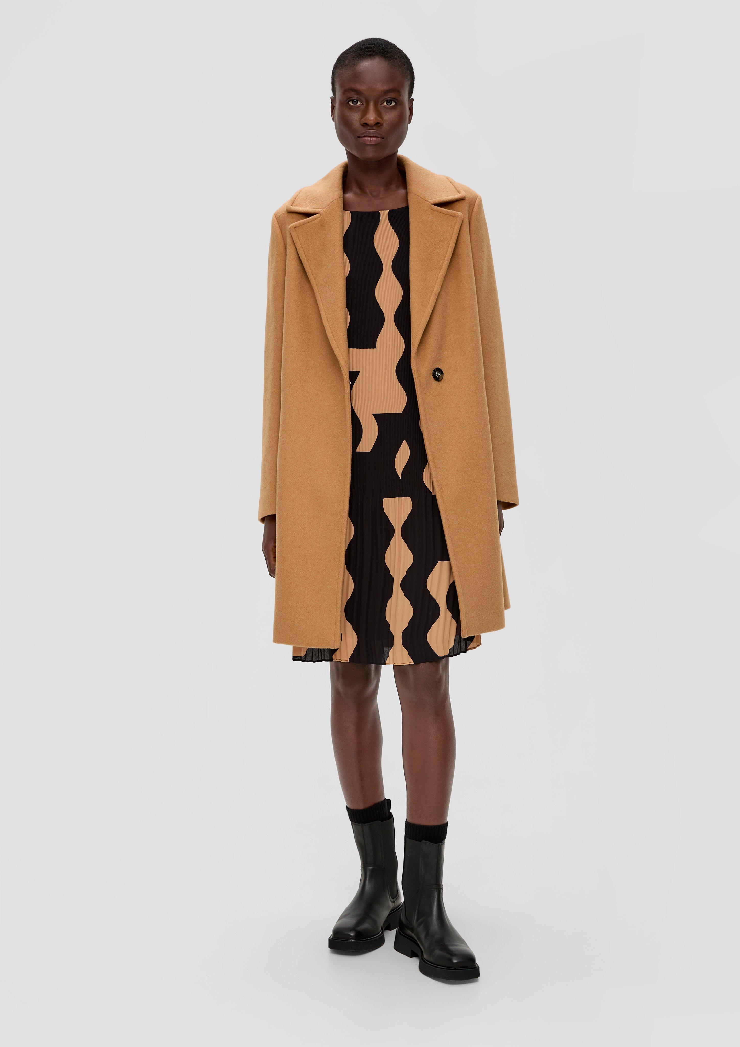 Minikleid mit Plisseefalten  2137961-99A4
