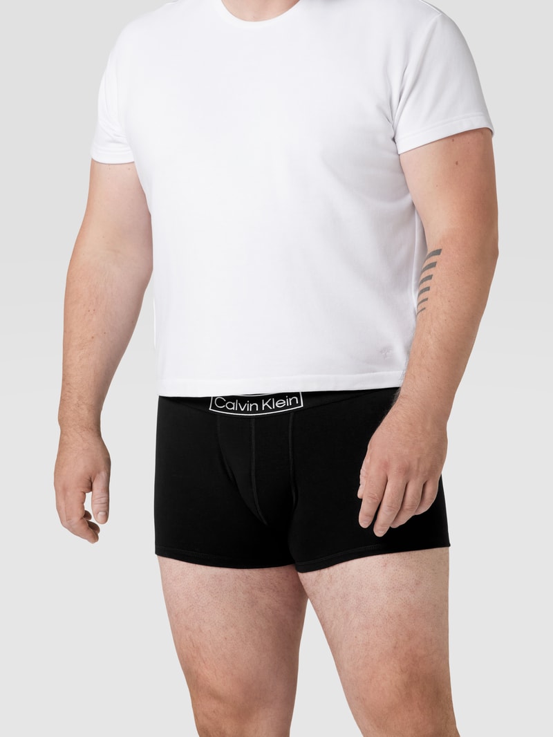PLUS SIZE Trunks mit Stretch-Anteil in schwarz