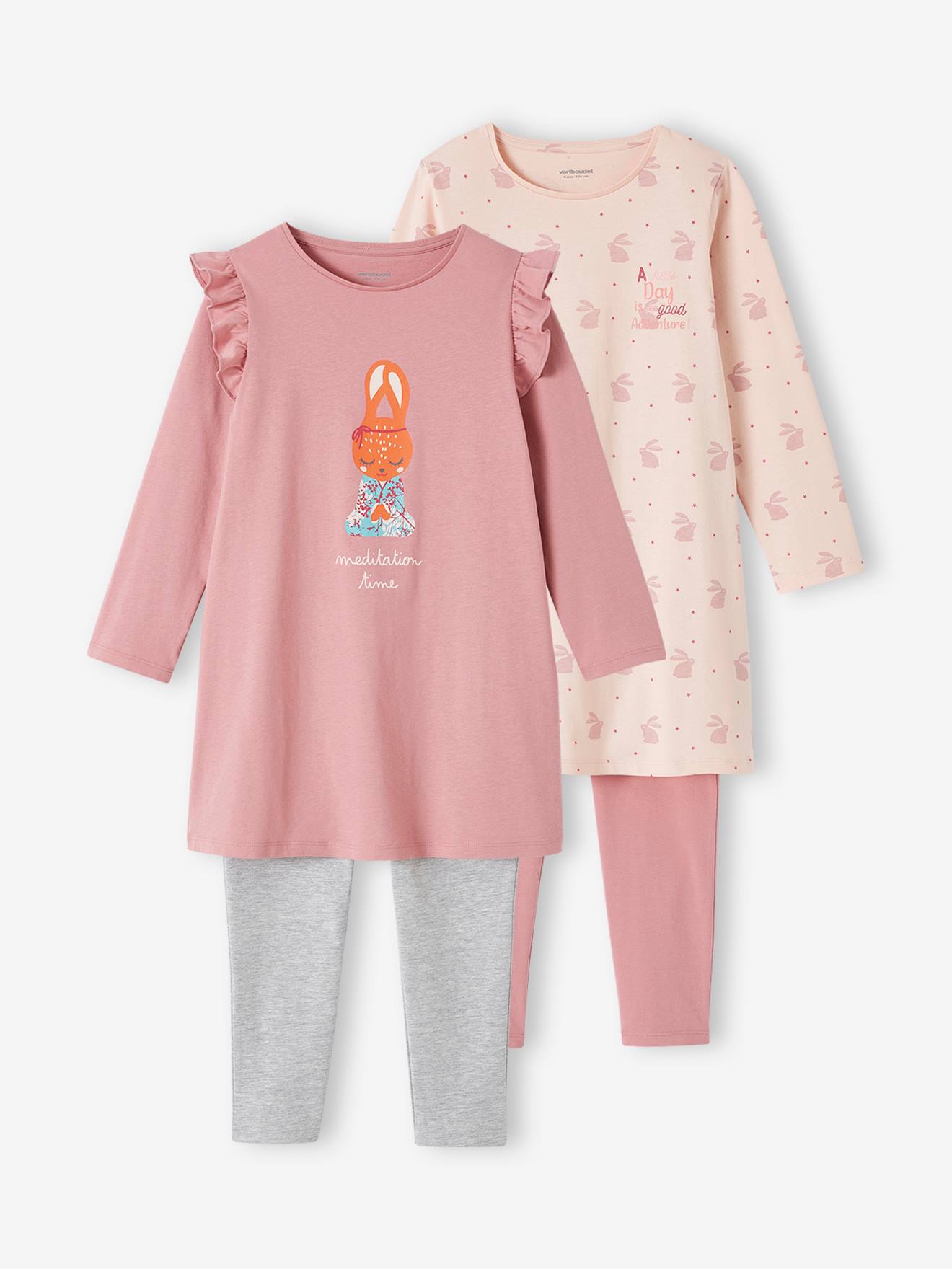 Lot de 2 chemises de nuit 