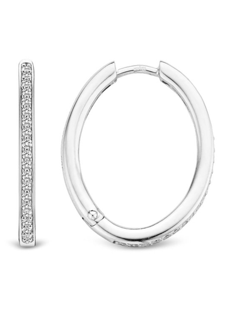 I FEEL YOU - Cercei rotunzi Milano din argint cu zirconiu cubic 7789ZI