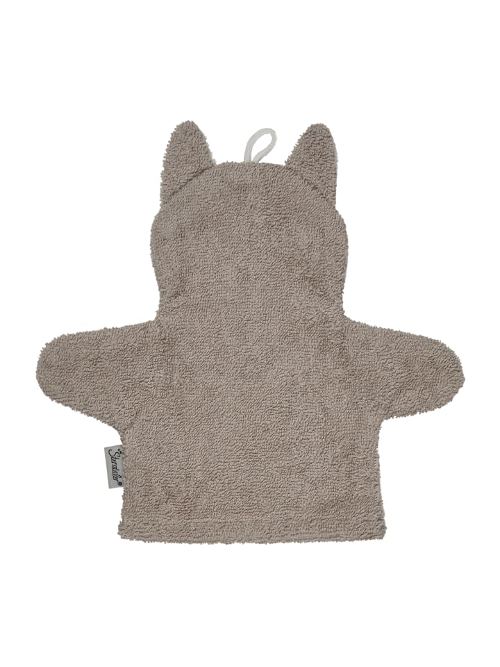 Sterntaler Waschhandschuh KATZE Lilly in grau günstig kaufen onesize