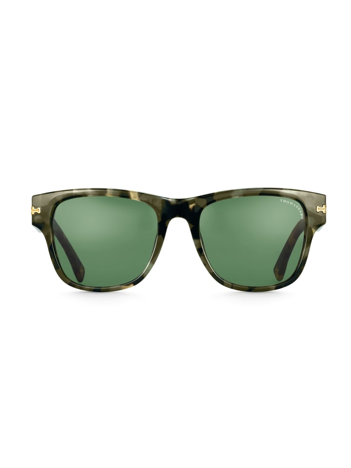 Thomas Sabo Sonnenbrille in gold, grün günstig kaufen onesize