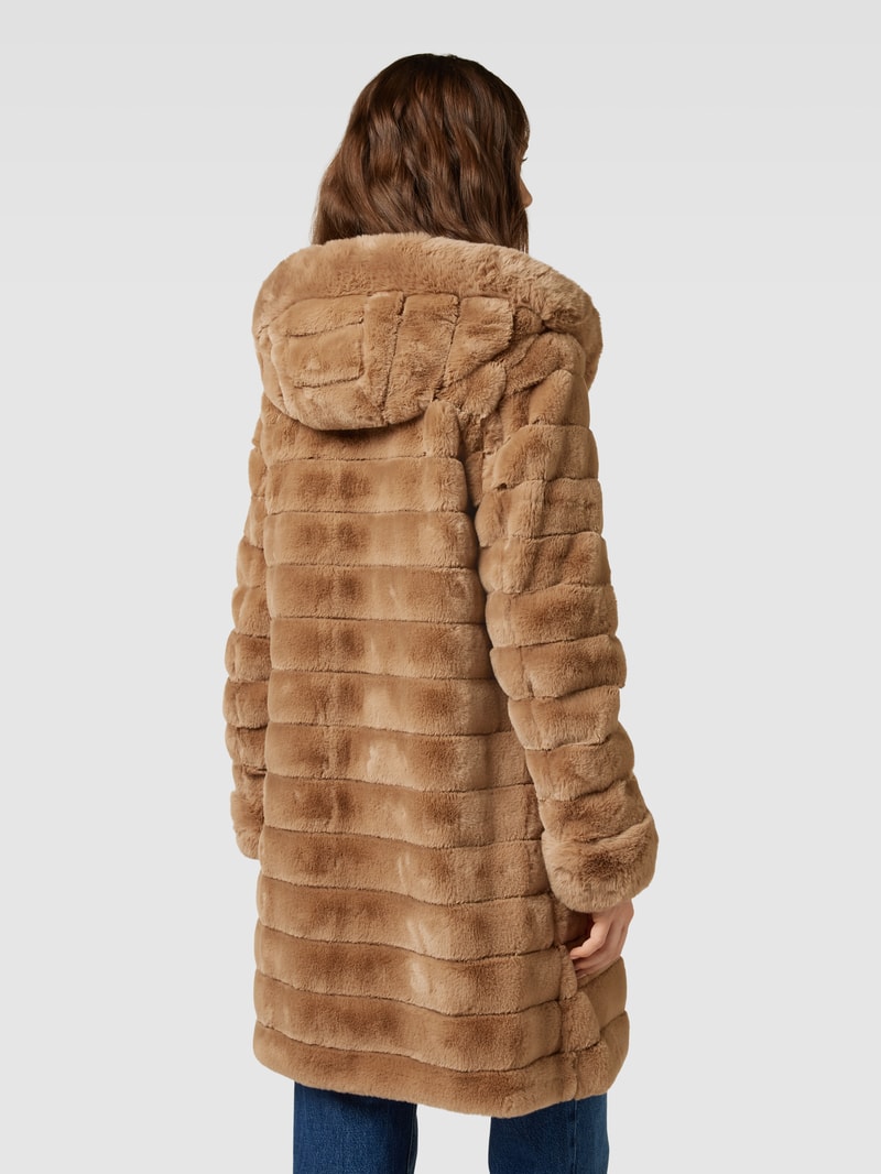 Kurzmantel mit Wendefunktion in camel