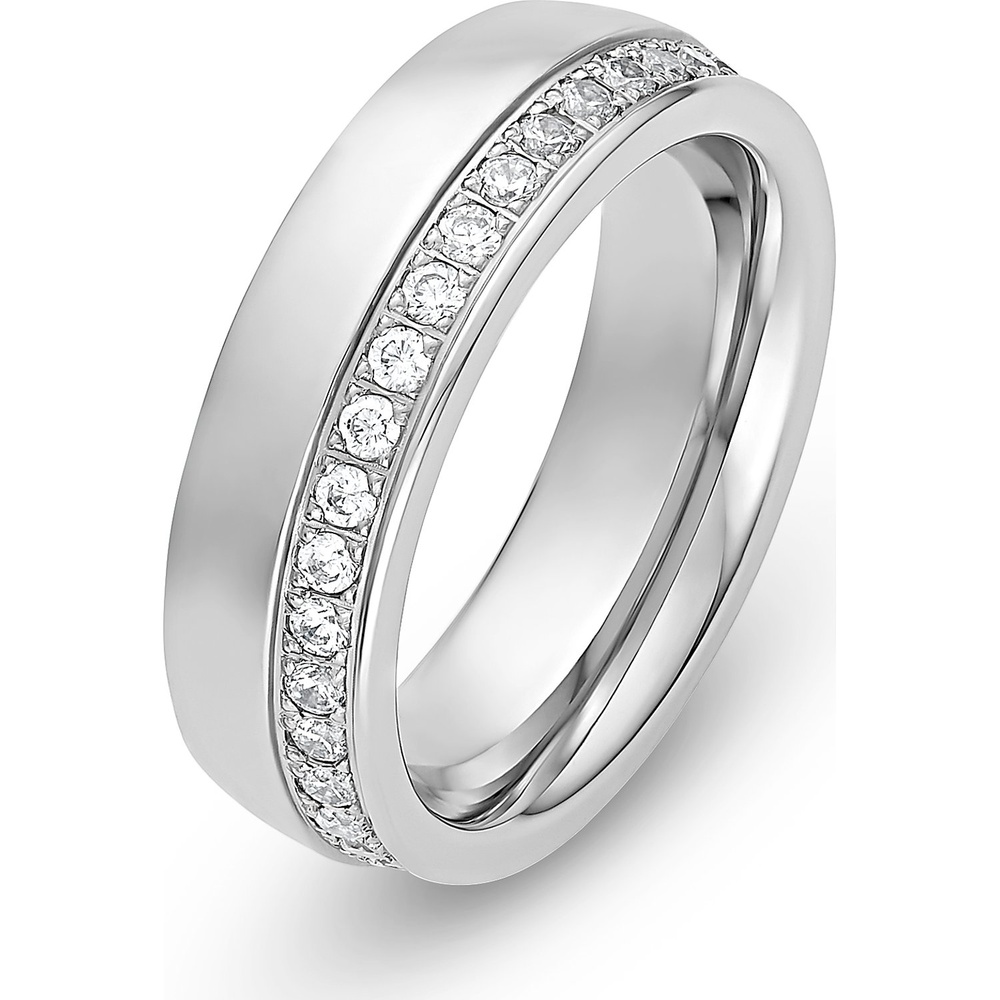 FAVS Bague d'amitié Acier inoxydable argent Bague