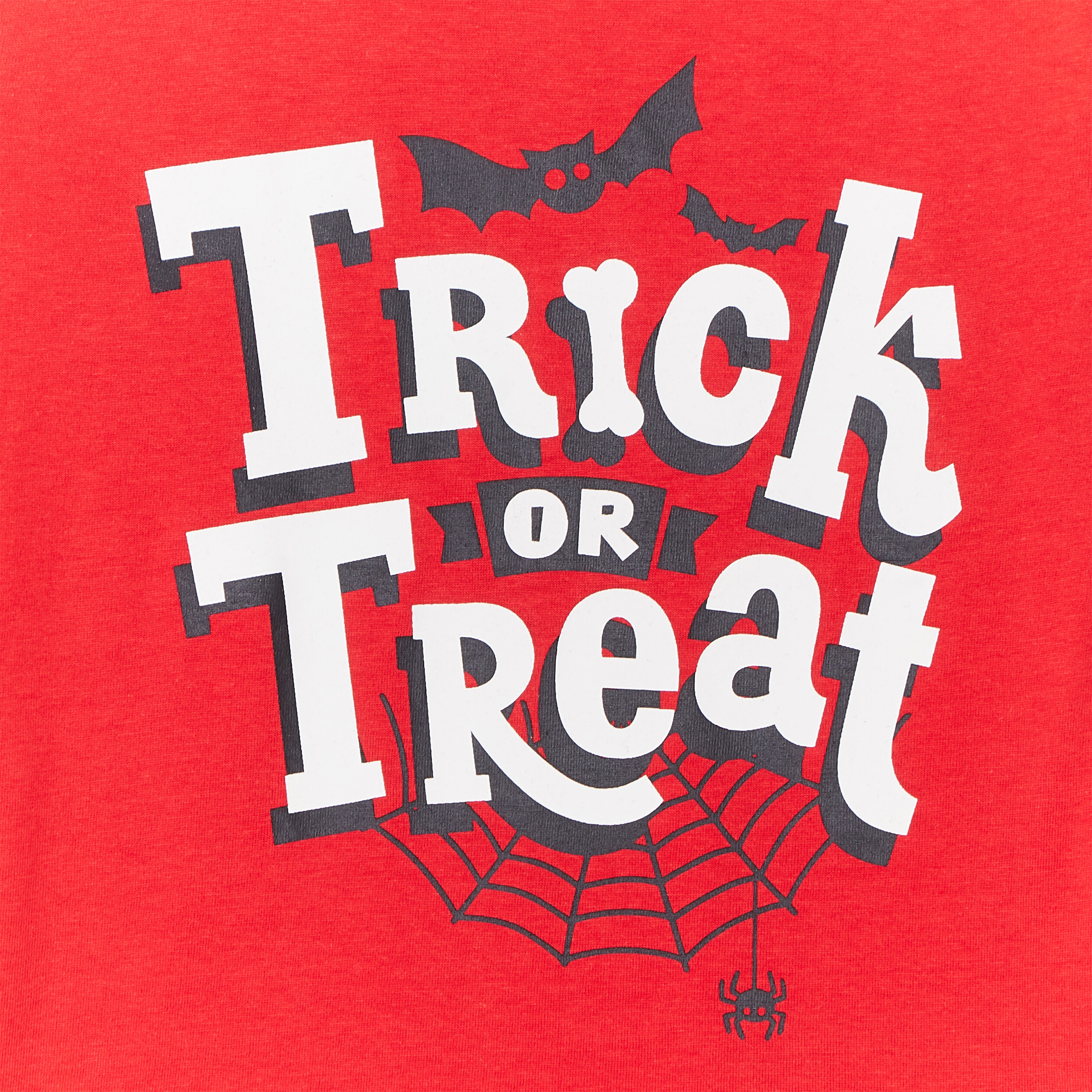 T-shirt Halloween phosphorescent coton orange garçon | La Halle