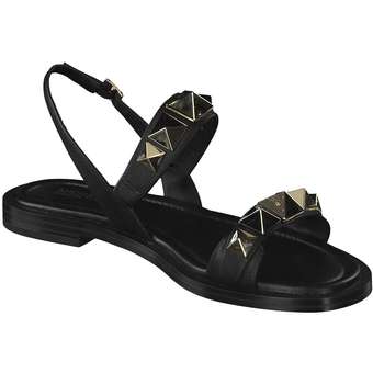 Michael Kors Wren Flat Sandal in schwarz