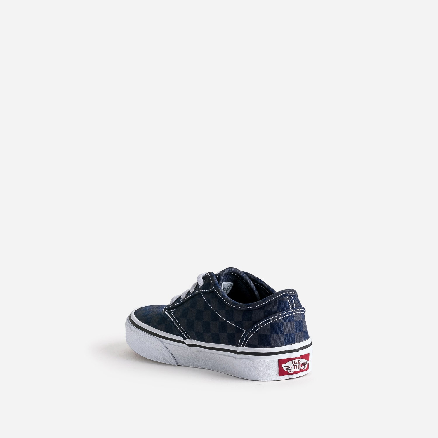 Tennis VANS marine en toile à damier gris