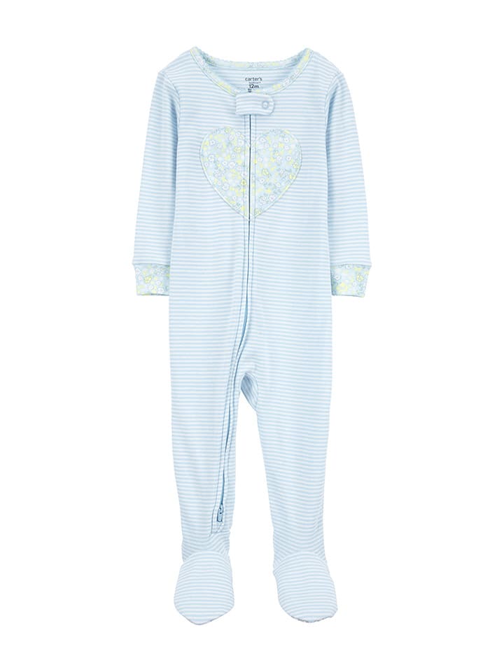 carter's Strampler in Hellblau günstig kaufen