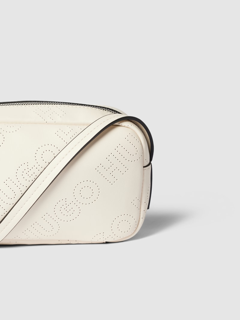 Crossbody Bag mit Logo-Muster Modell 'Chris' in offwhite