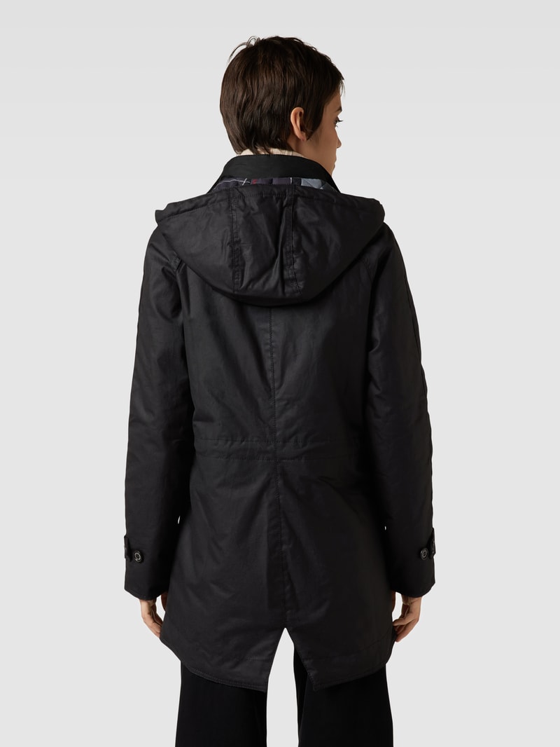 Jacke mit Kapuze Modell 'CANNICH' in schwarz