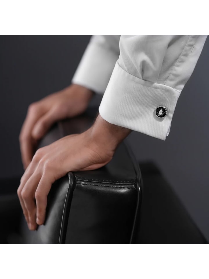 Police Manschettenknöpfe Treasure Silber günstig kaufen onesize