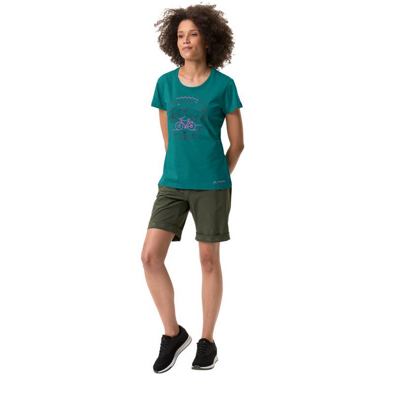 VAUDE Women's Cyclist T-Shirt V T-Shirt Damen