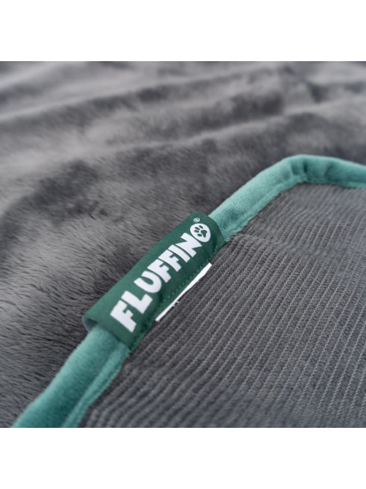 FLUFFINO Hundedecke/ Wendedecke / Kuscheldecke - 150x100 cm - Grau günstig kaufen onesize
