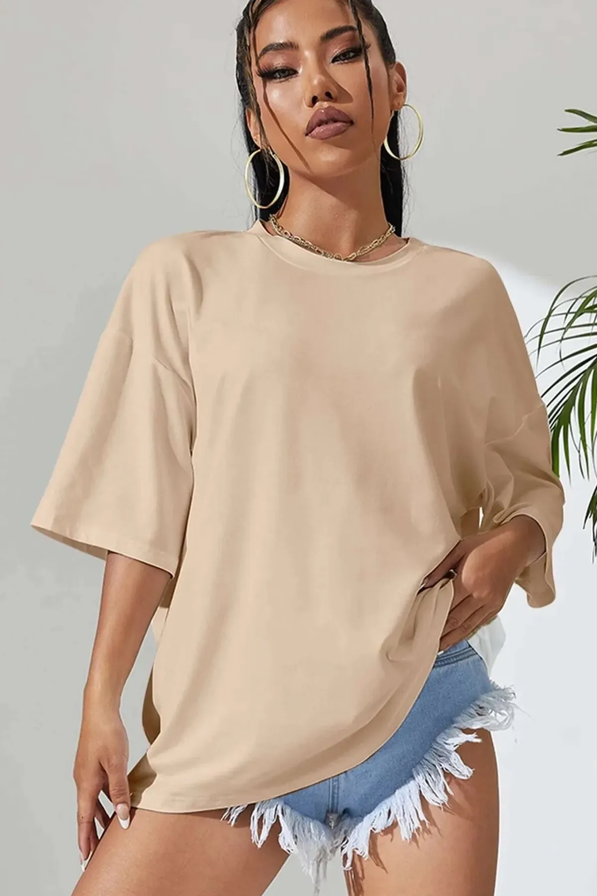 uyguntarz  „Love Yourself“ bedrucktes T-Shirt