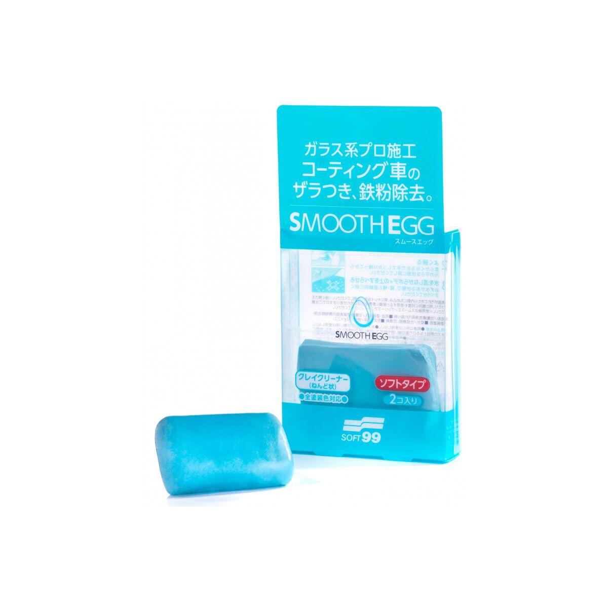 Soft99 Smooth Egg Clay Bar Reinigungsknete 100g