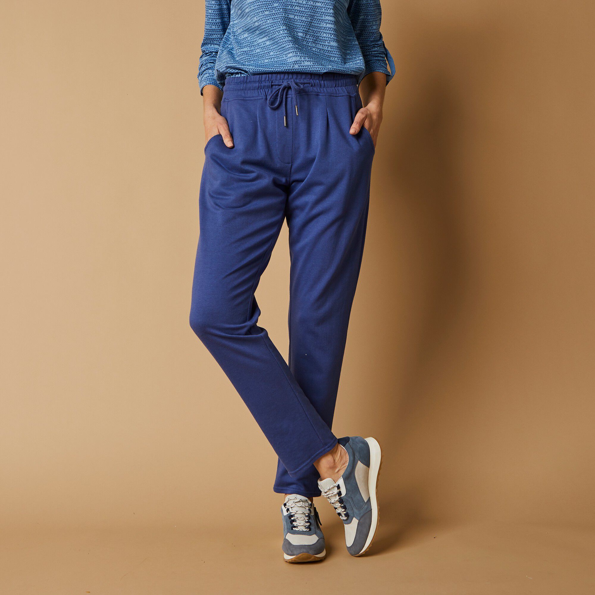 Pantalon jogpant ceinture élastiquée molleton