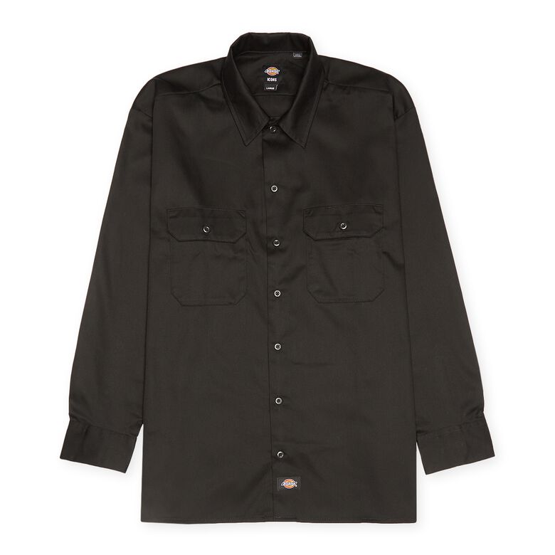Dickies Work Shirt LS Rec Black