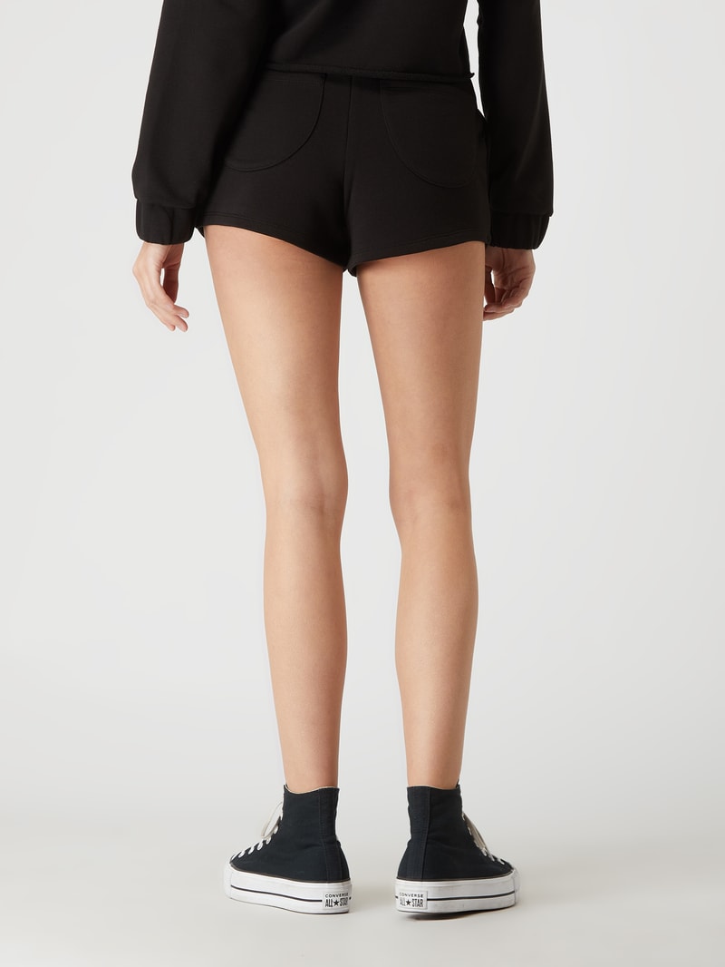 Sweatshorts mit Logo in schwarz