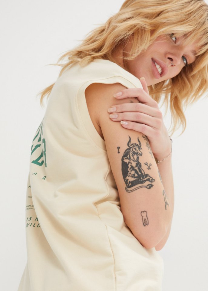 Sweatshirt, ärmellos
