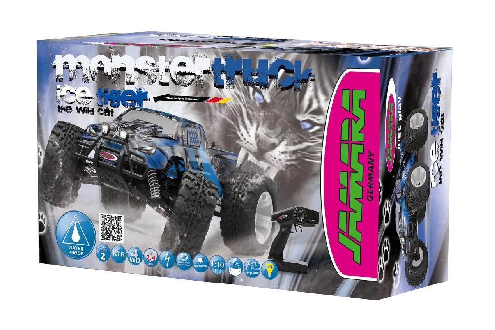 Jamara e.K. JAMARA Tiger Ice Monstertruck 4WD 1:10 NiMh 2,4GHz mit LED